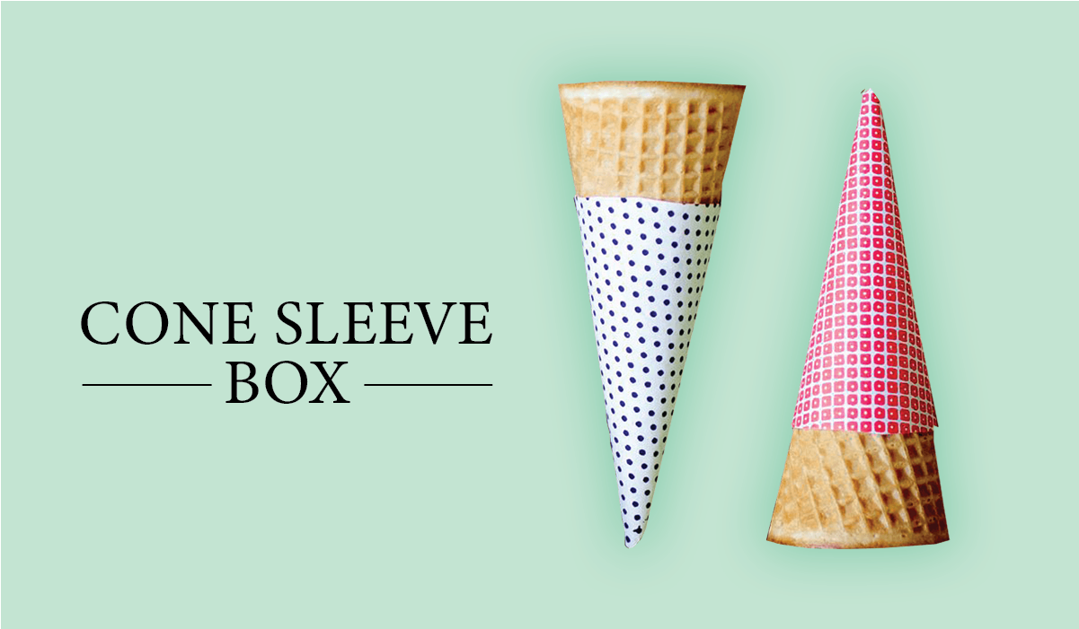 Waffle Cone Paper Sleeves